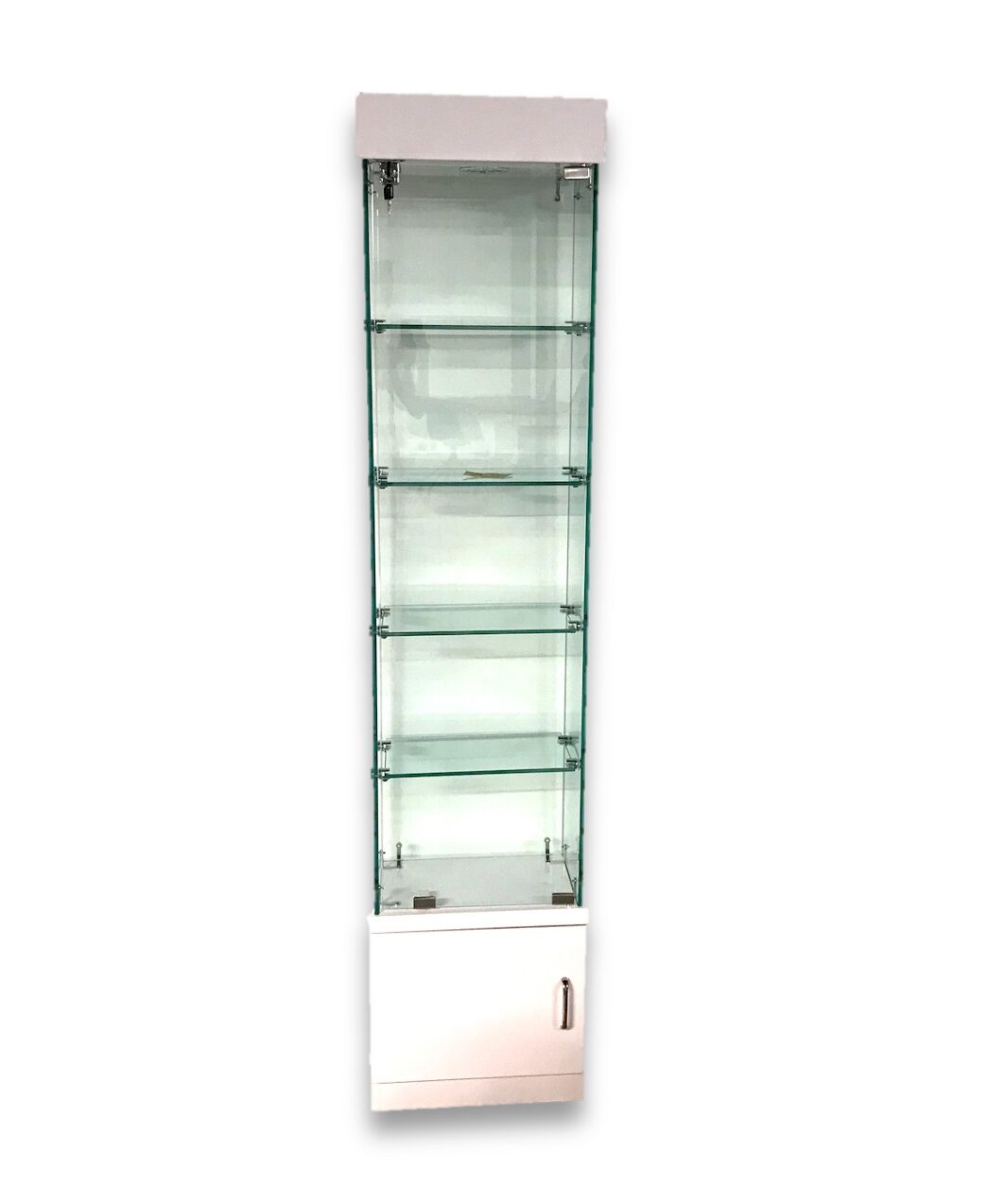 VITRINE COLONNE BLANCHE