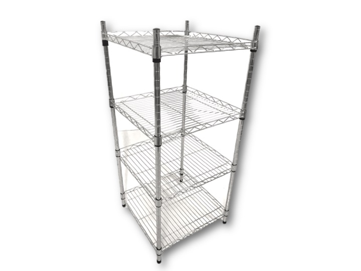 ÉTAGÈRE RANGEMENT MÉTAL CARRÉE