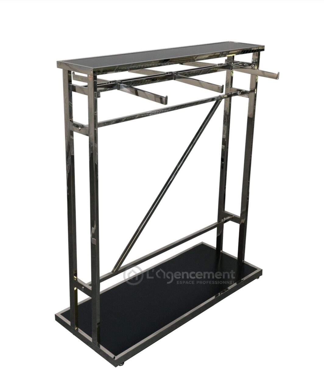 PRESENTOIR TEXTILE INOX