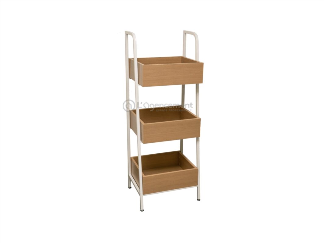 ETAGERE BOIS METAL