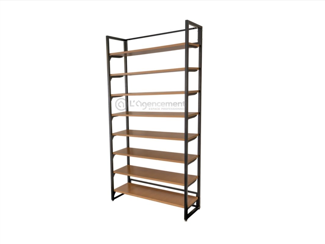 ETAGERE BOIS METAL