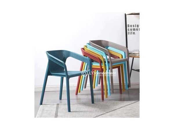 CHAISE RESINE LILAS