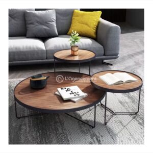 TABLE BASSE EMA 50X50X38CM