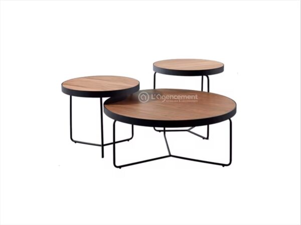 TABLE BASSE EMA 80X80X29CM – Image 2