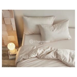 LOT X2 TAIES D'OREILLERS 45X75CM