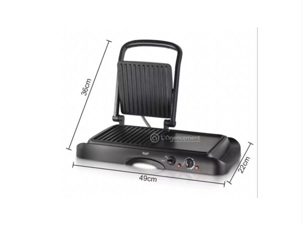 PLANCHA ELECTRIQUE 2EN1 1600W – Image 2