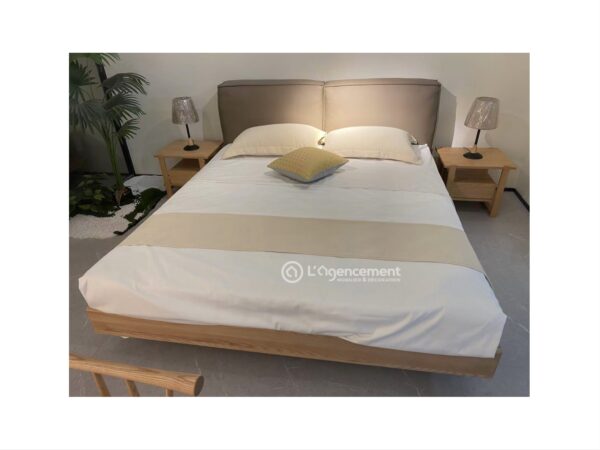 LIT BOIS MASSIF LENA 180CM