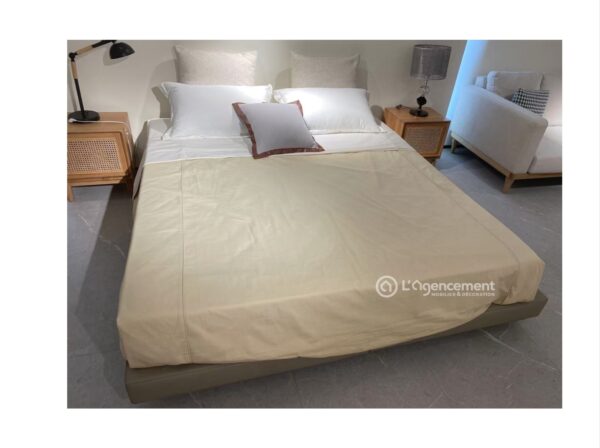 SOMMIER CUIR MASSIVO 160CM