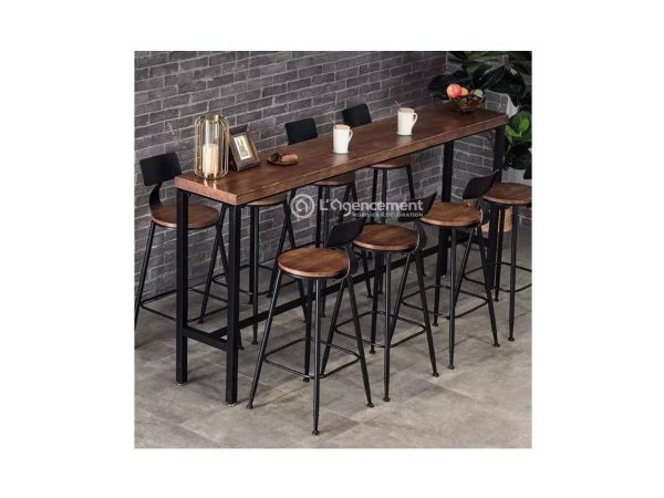 TABLE HAUTE 200X40X105CM
