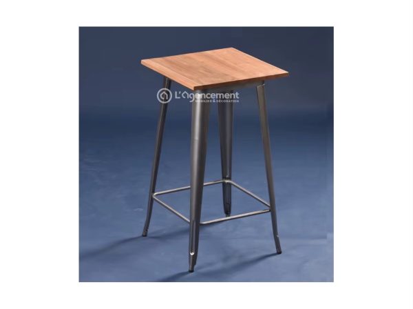 TABLE HAUTE 70X70X105CM – Image 2