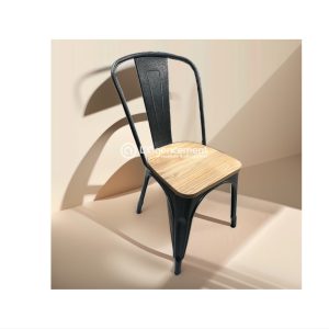CHAISE BOIS & METAL