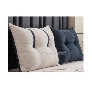 COUSSIN TÊTE DE LIT BICOLORE 75