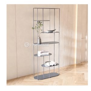 ETAGERE METAL GRIS