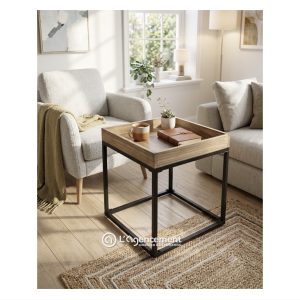 TABLE BASSE BOIS