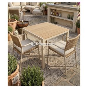 TABLE ALUMINIUM 90CM
